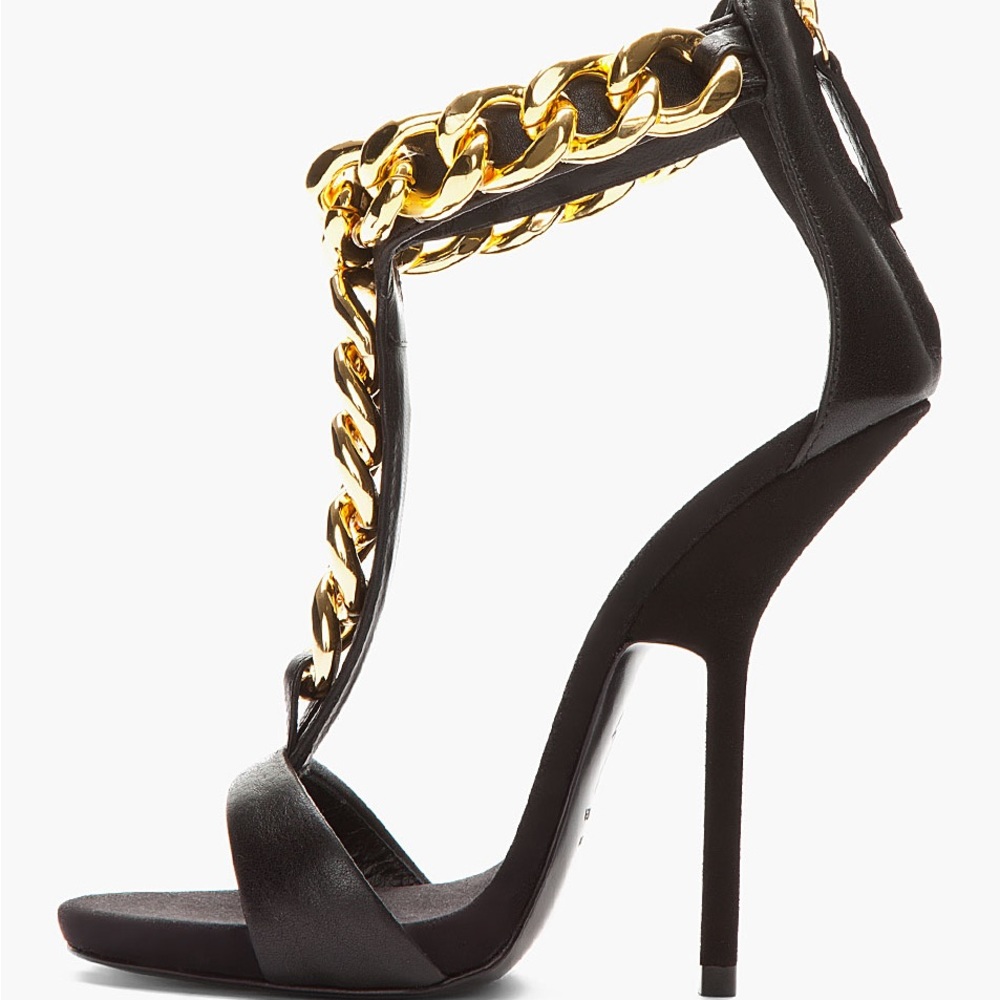 Giuseppe Zanotti Gold Chain Sandals